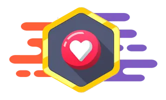 Smiling Emoji on Blue Badge